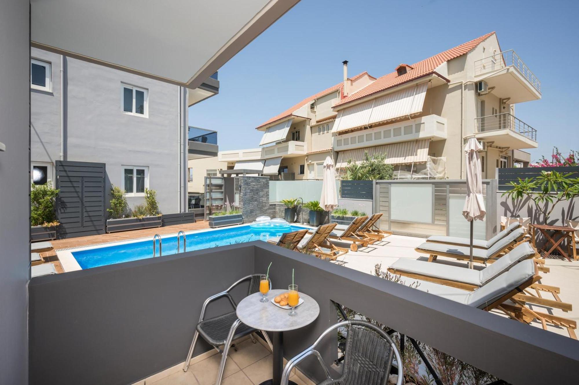 Sun Ray Luxury Apartments Агия-Марина Экстерьер фото
